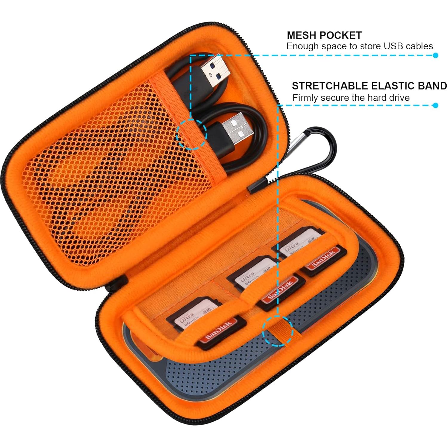 Funda Dura Lacdo para SSD SanDisk Extreme Pro 500GB-8TB