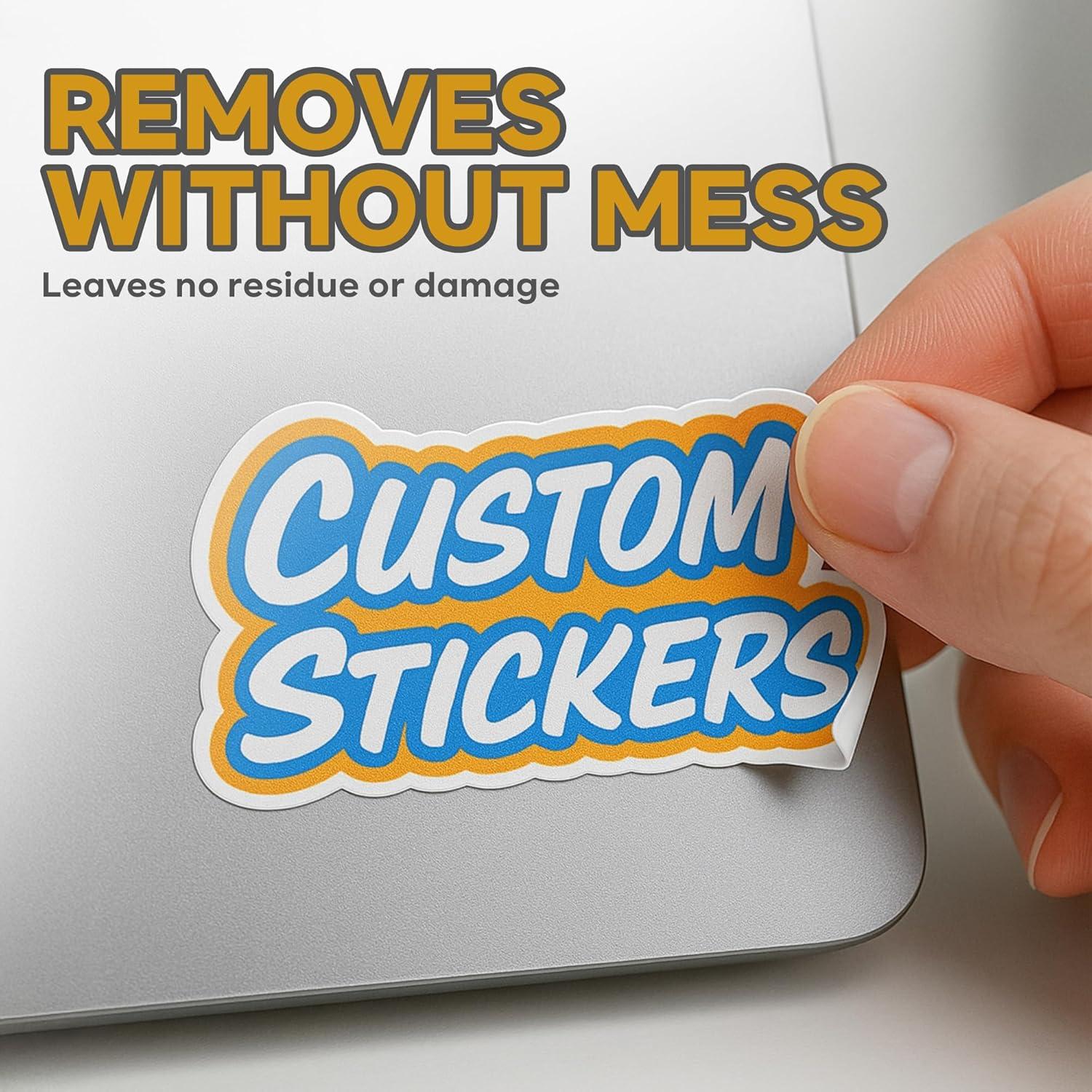 Stickers Personalizados VulgrCo con Código QR - Vinilo Resistente