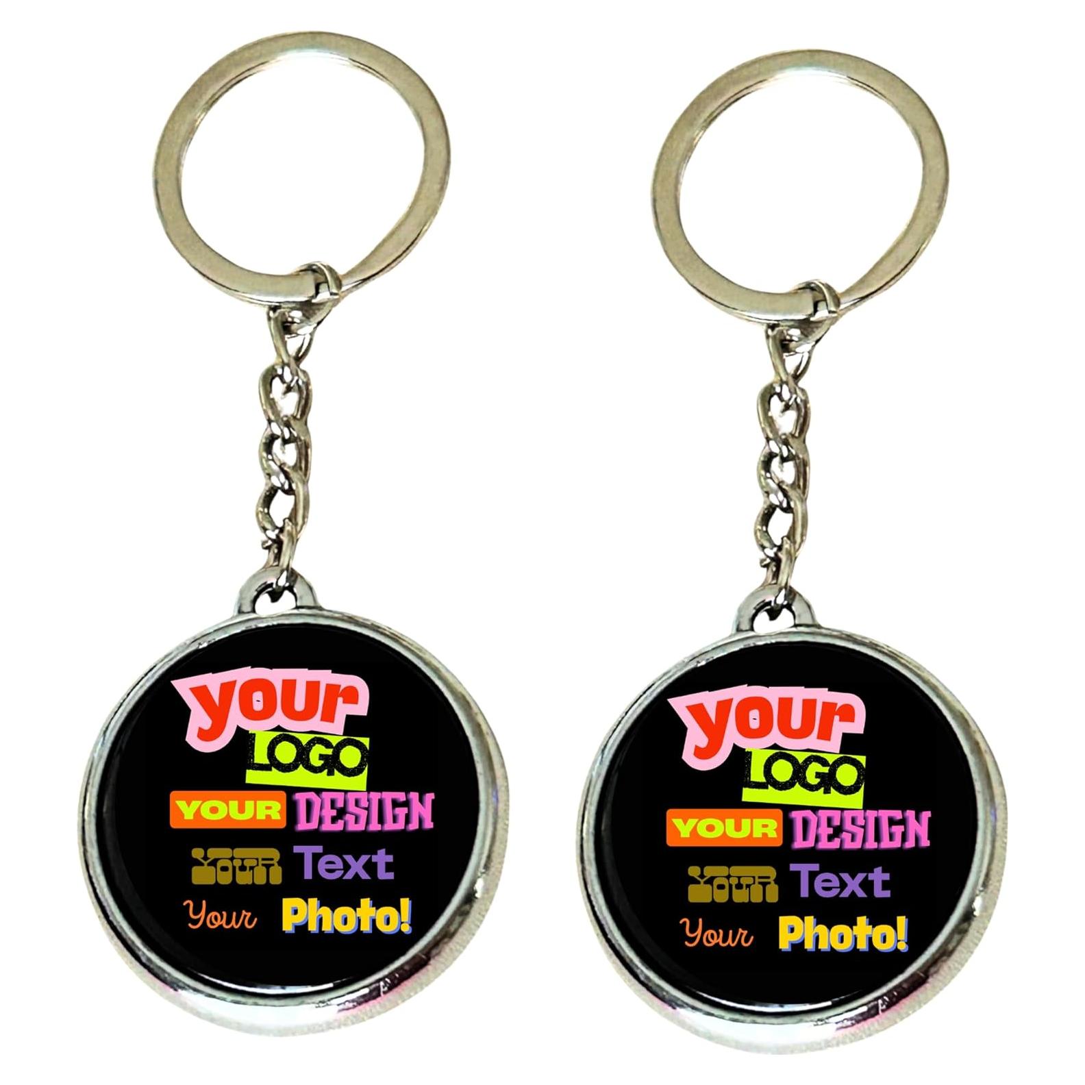 Paquete de 2 llaveros NFC personalizados 3.05 cm - Aluminio