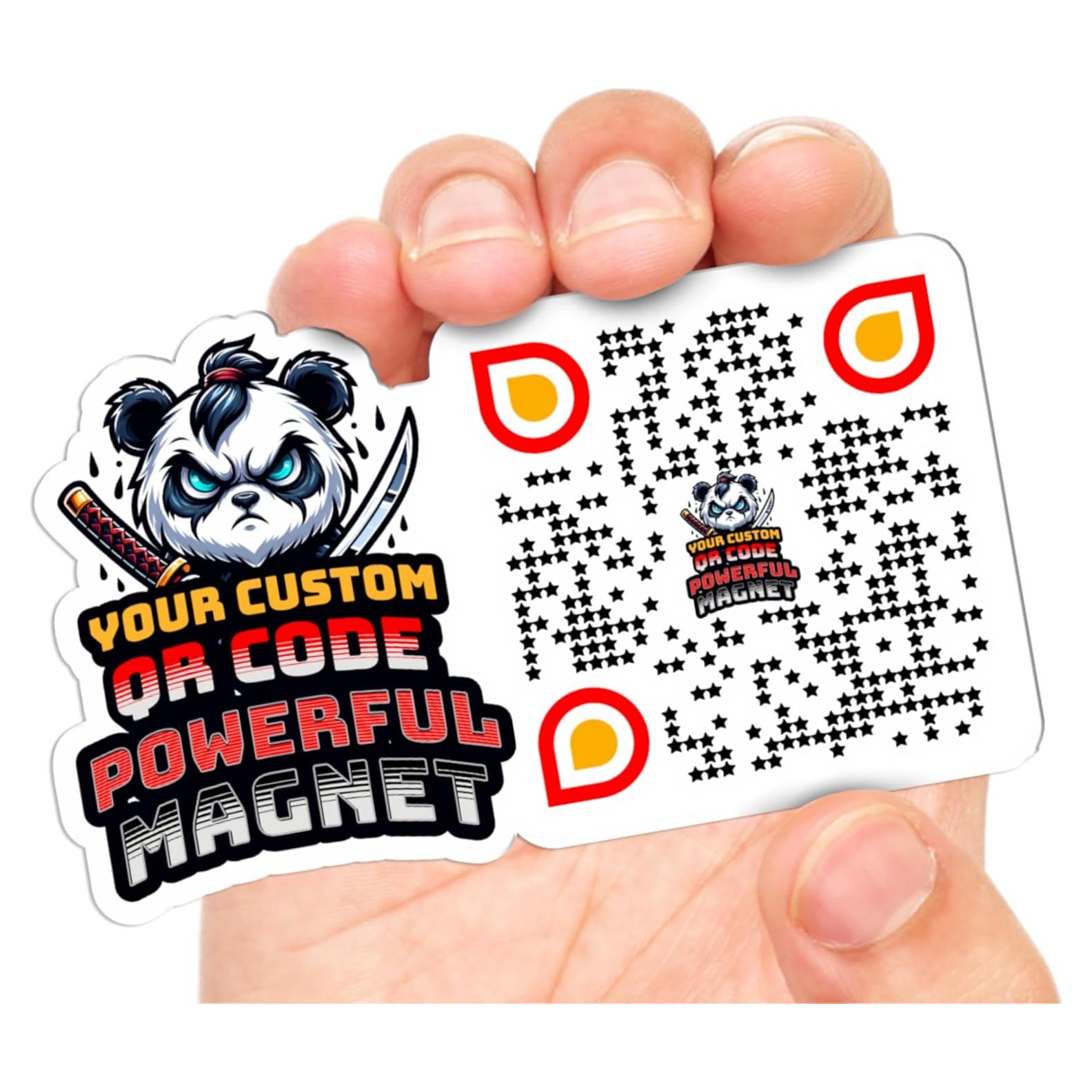 Imán Magnético Personalizado QR Vinilo Multicolor 15x15cm