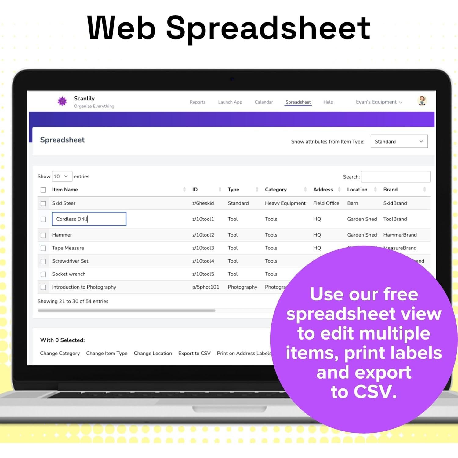 Sistema de Etiquetas QR Inteligente Scanlily - 90 Etiquetas de 2cm