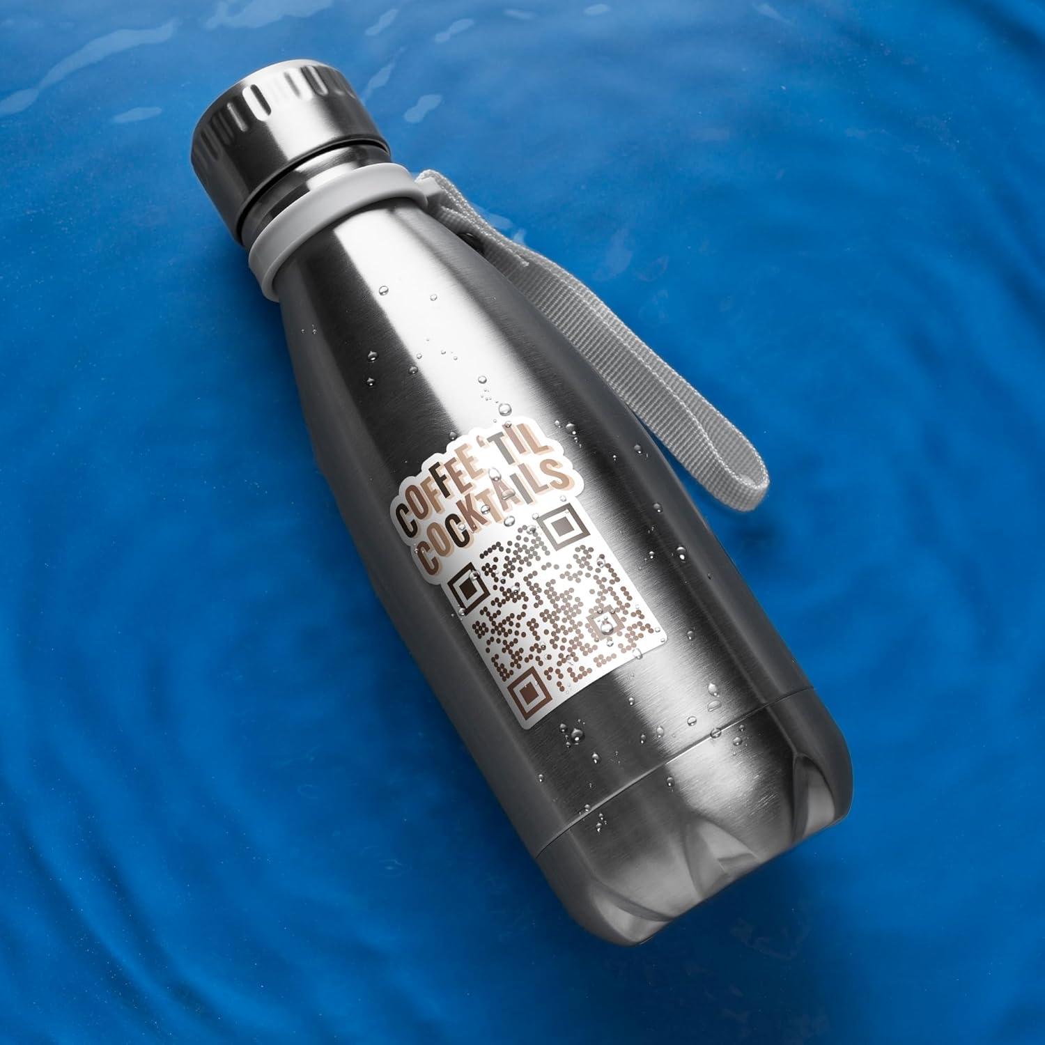 Calcomanías Personalizadas de Código QR VulgrCo - Vinilo Impermeable