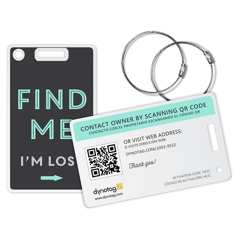 Etiquetas de Equipaje Dynotag® Inteligentes con Recuperación Vida