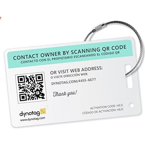 Etiquetas de Equipaje Dynotag® Inteligentes con Recuperación Vida