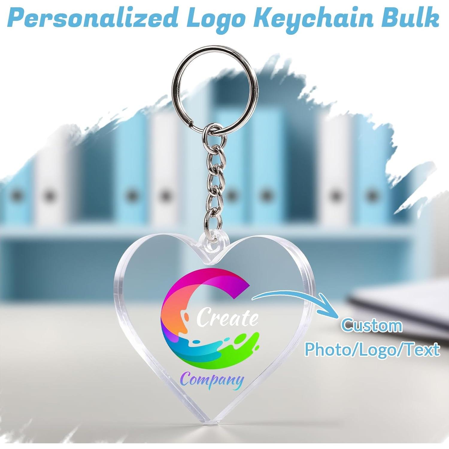 Llavero Personalizado HJX - 1000 Pcs, Acrílico, Formas Variadas