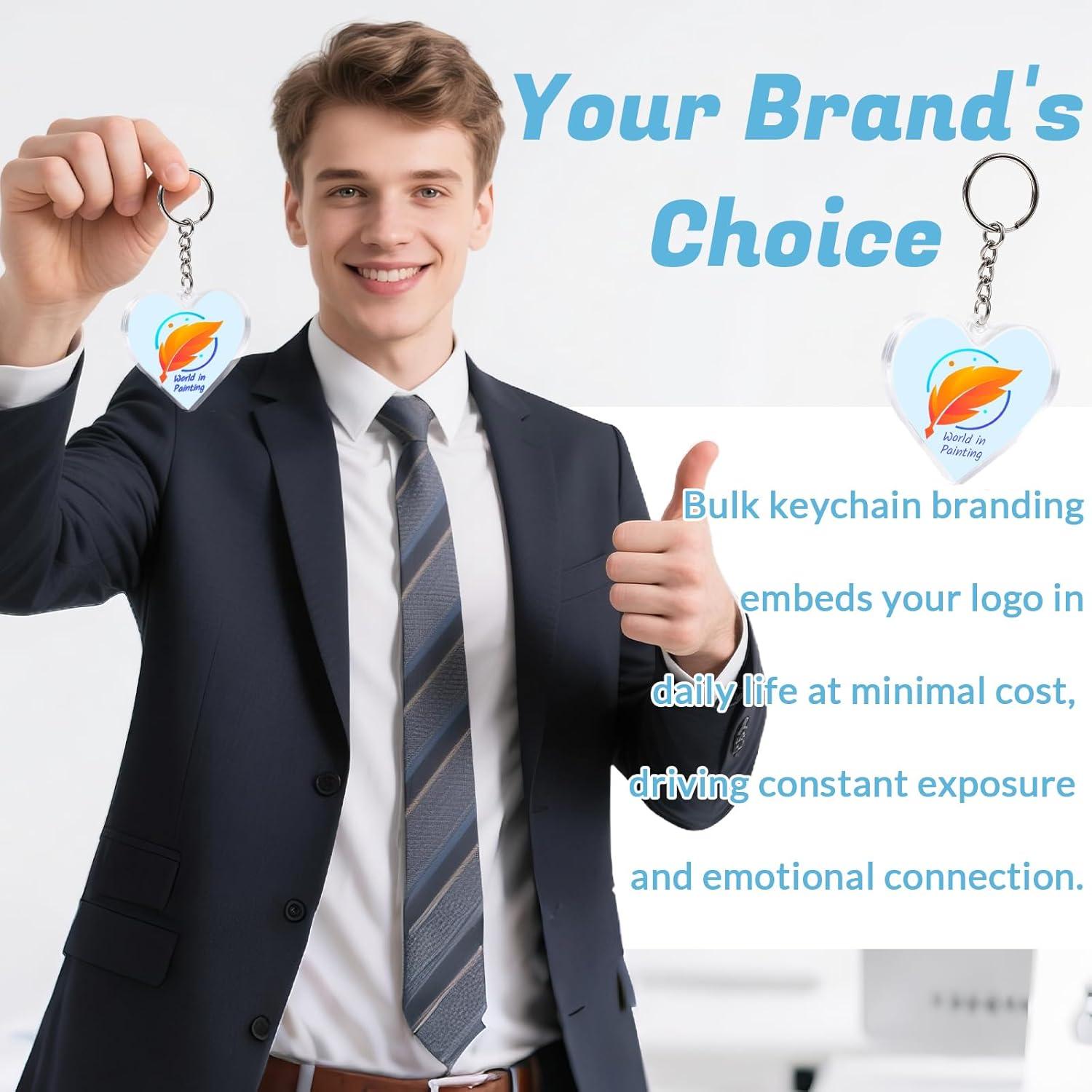 Llavero Personalizado HJX - 1000 Pcs, Acrílico, Formas Variadas