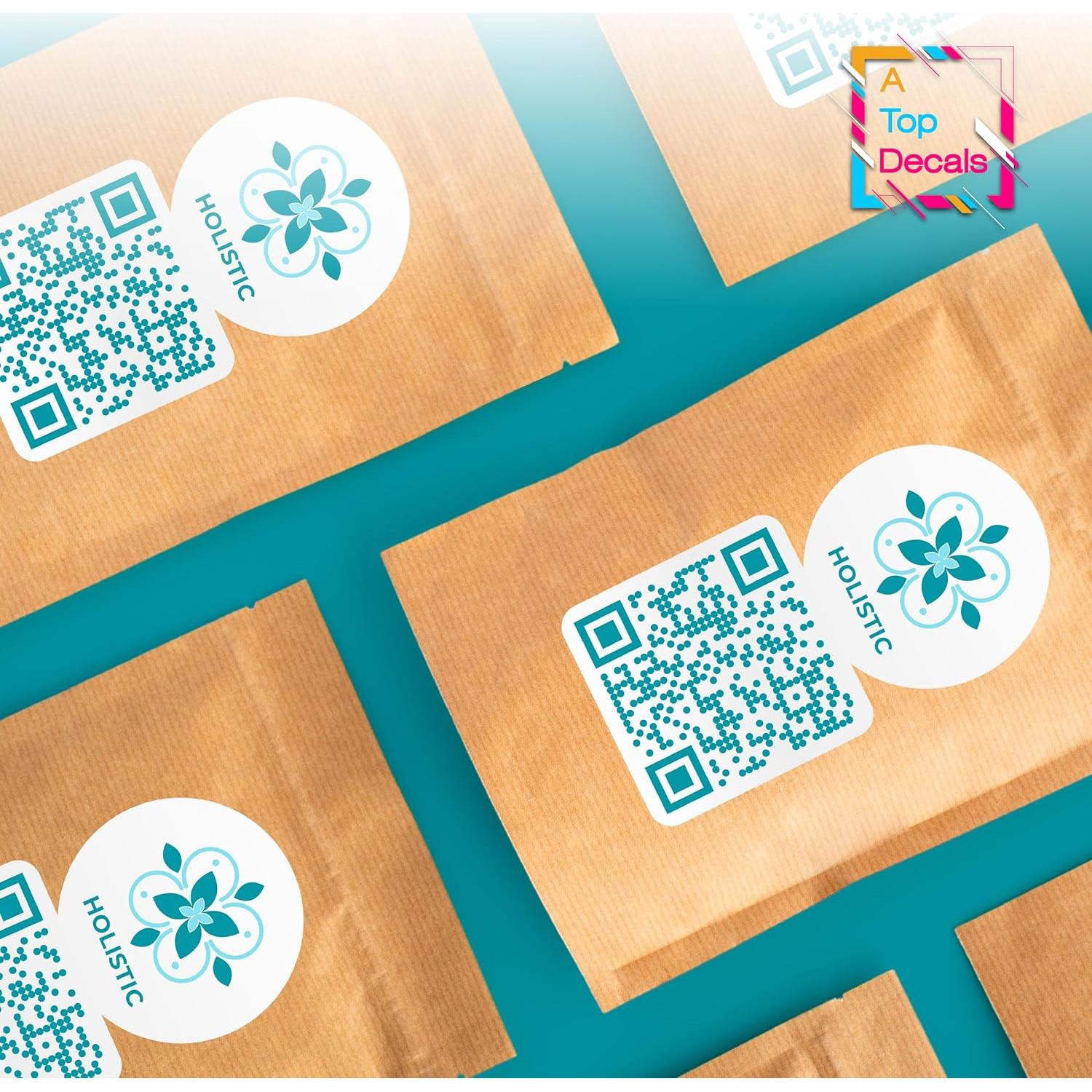 Etiquetas de Código QR Personalizadas A TOP DESIGN - Resistentes UV