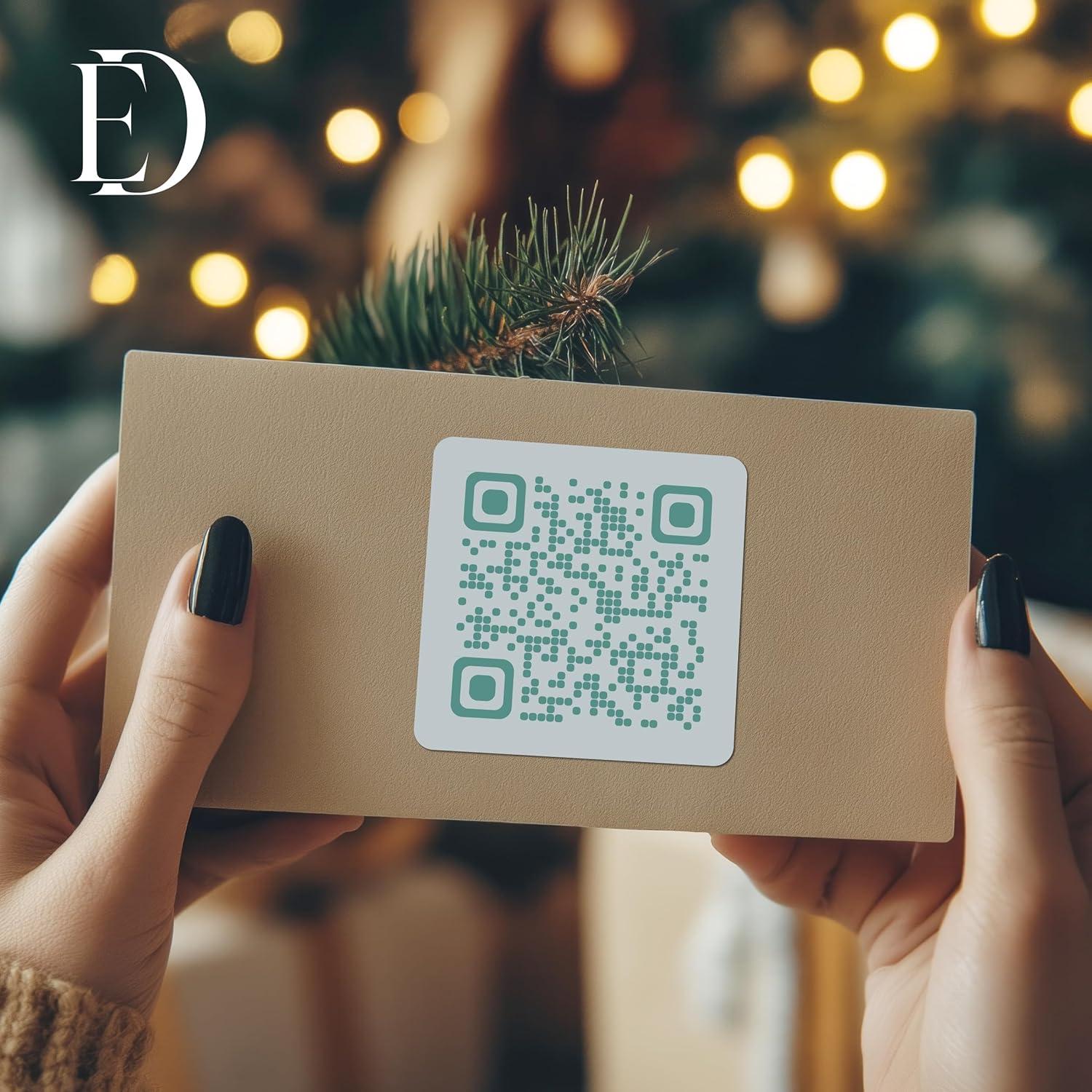 Pegatinas de Código QR Personalizadas PALITRA - Vinilo Resistente