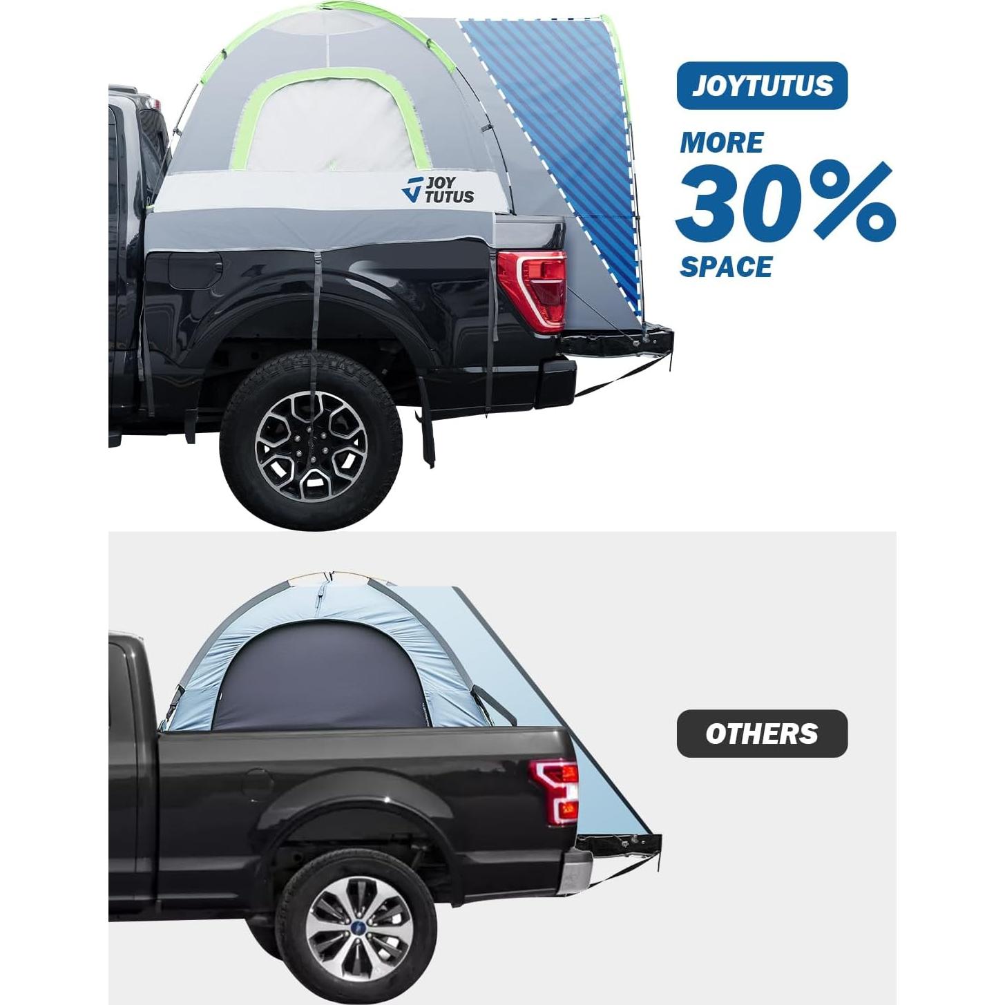 Tienda de Camioneta JOYTUTUS 6.5ft Impermeable para 2 Personas