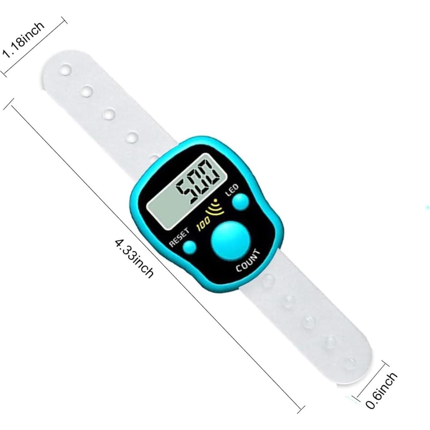 Contador Digital de Dedo PHONEX con Beep - Marrón