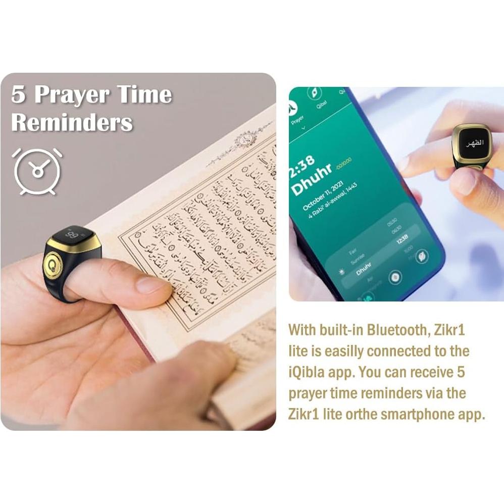 Contador de Anillo Inteligente Kellegour 18mm con Vibración