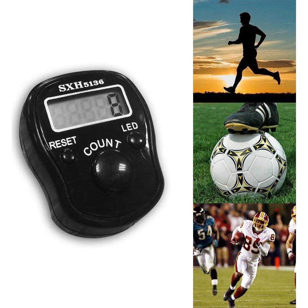 Contador Digital de Dedo ROYAL WIND - 5 Dígitos LED - 5PCS