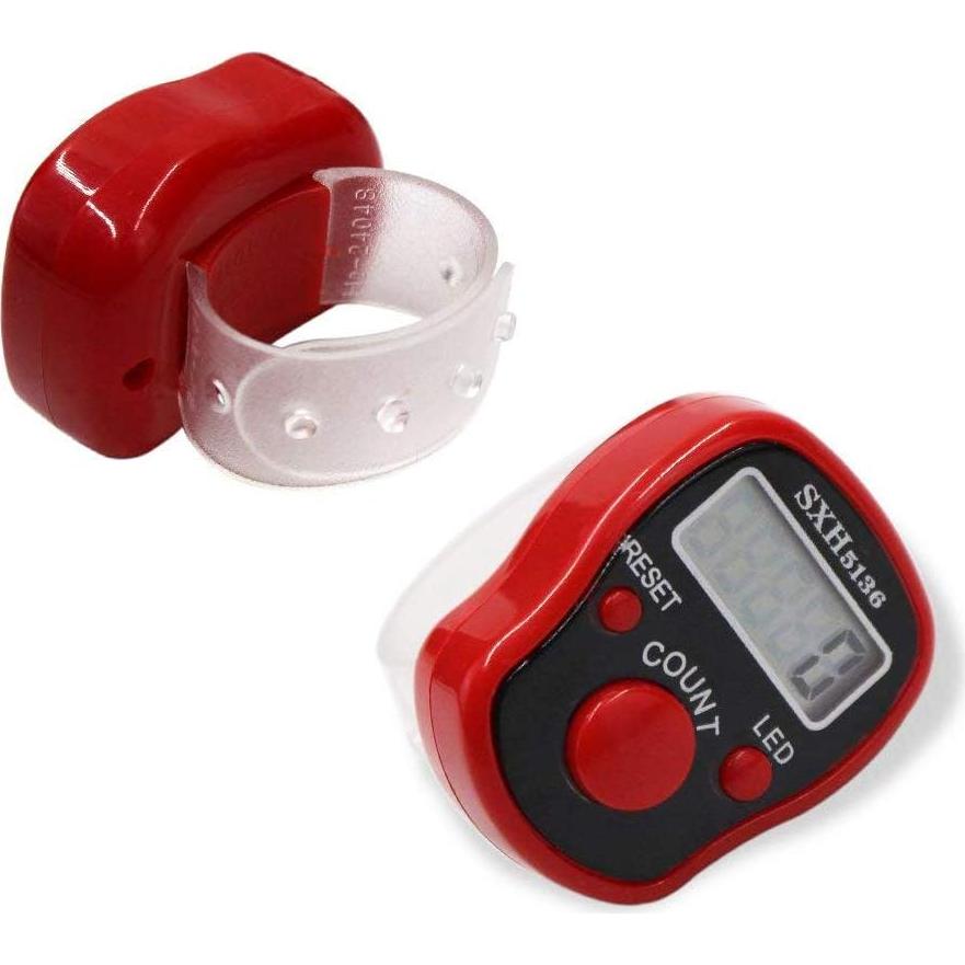 Contador Digital de Dedo ROYAL WIND - 5 Dígitos LED - 5PCS