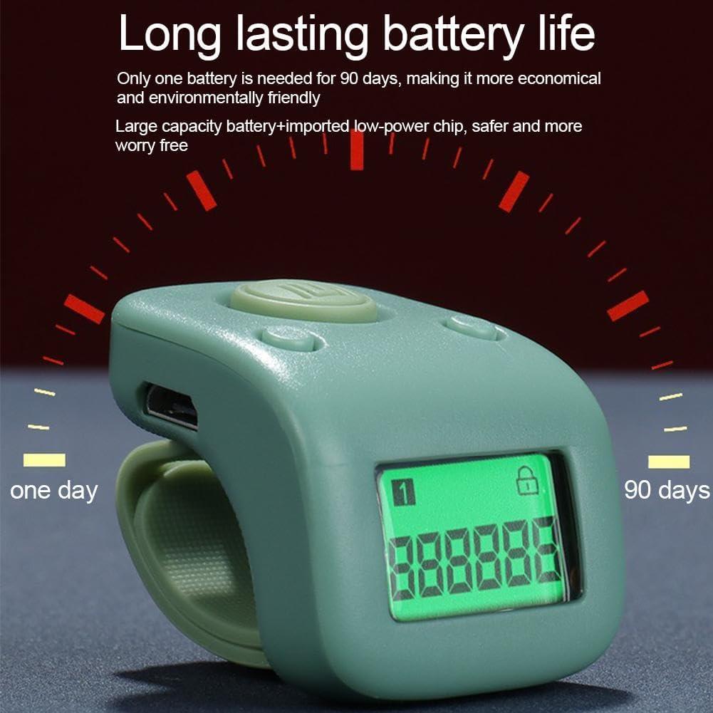 Contador de Tally Digital Impermeable Genérico 6 Dígitos Negro