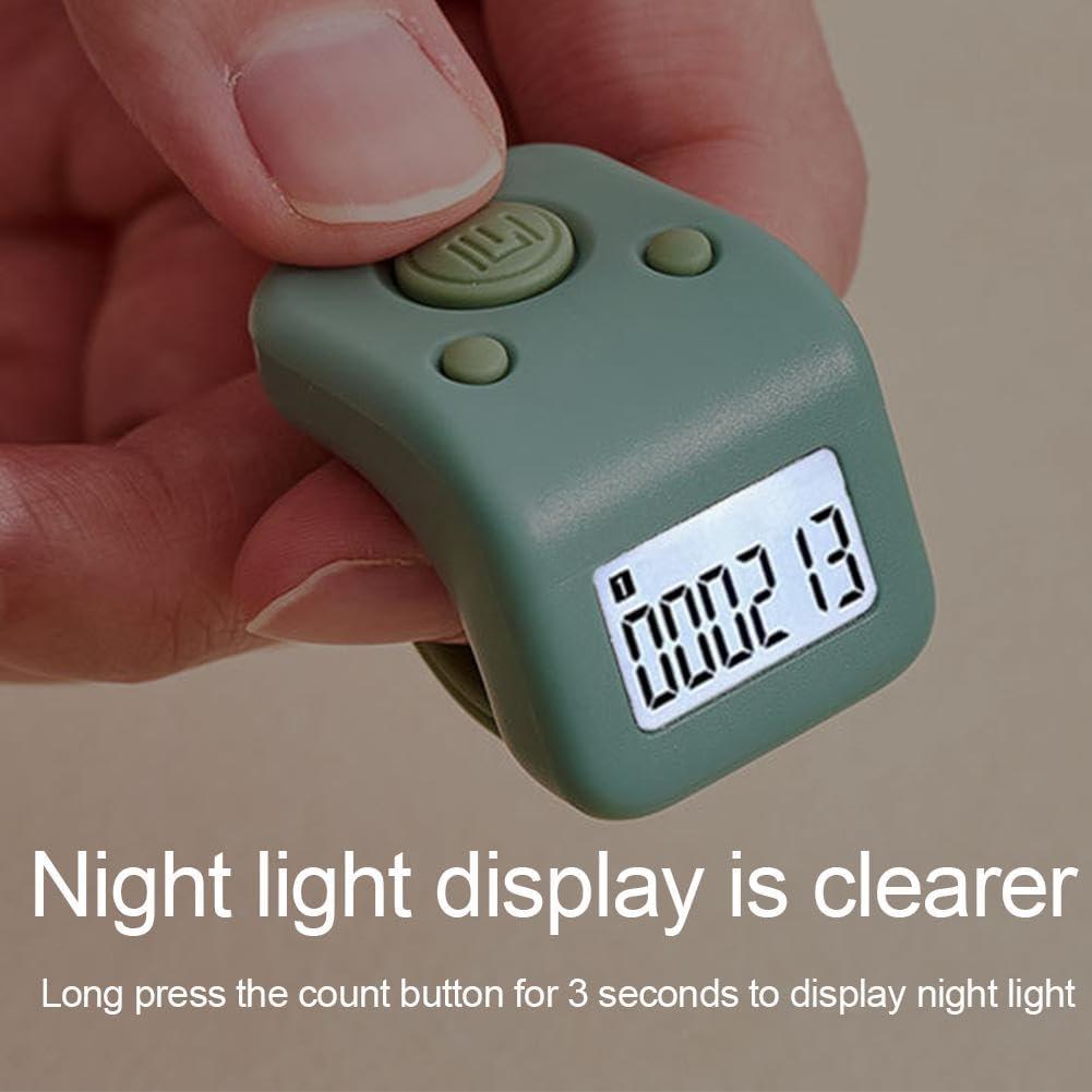 Contador de Tally Digital Impermeable Genérico 6 Dígitos Negro