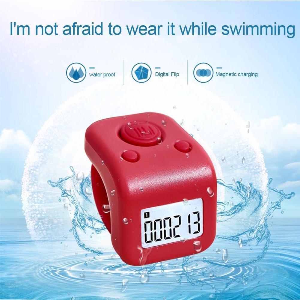 Contador de Tally Digital Impermeable Genérico 6 Dígitos Negro