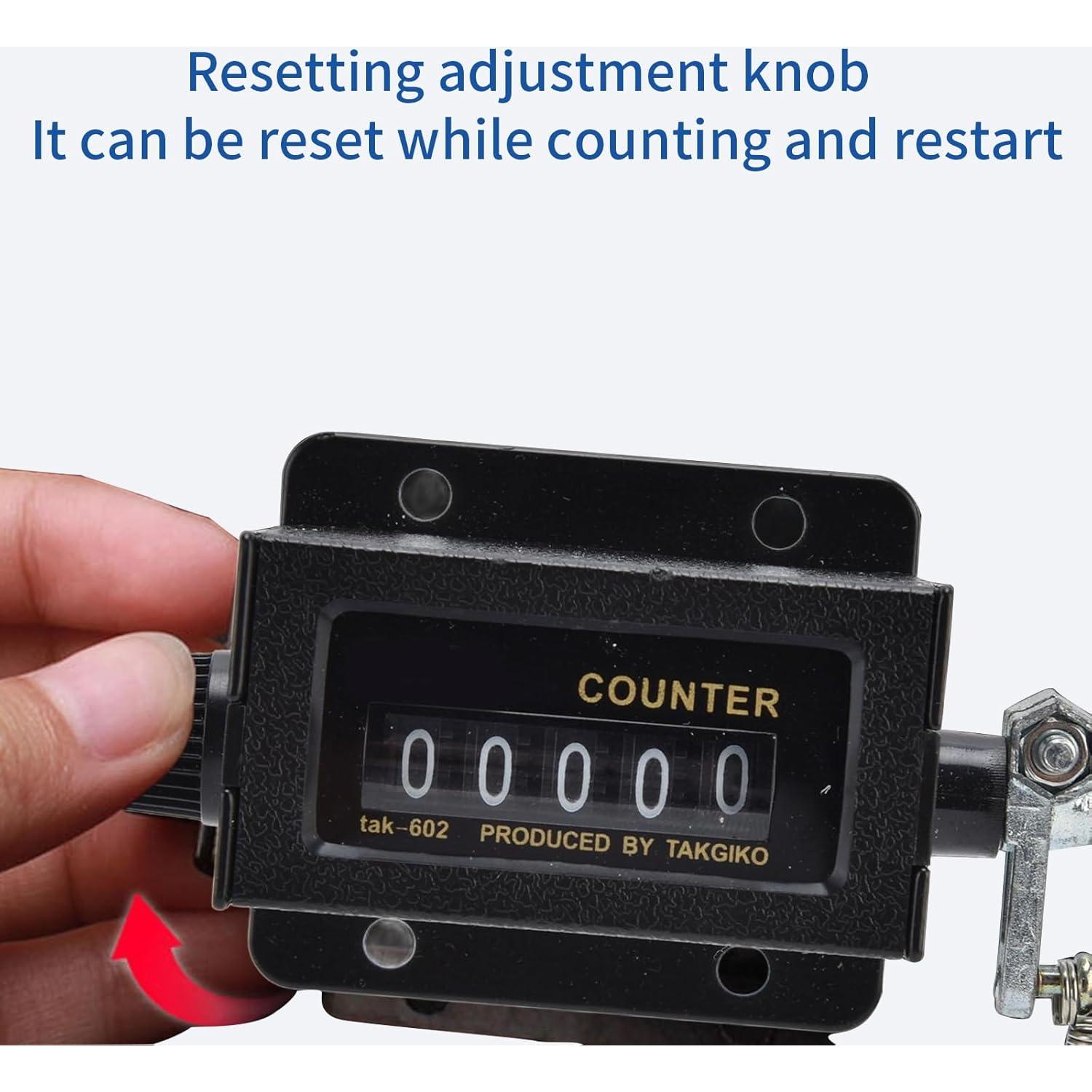 Contador Mecánico de 5 Dígitos YIHAOSSING para Industria