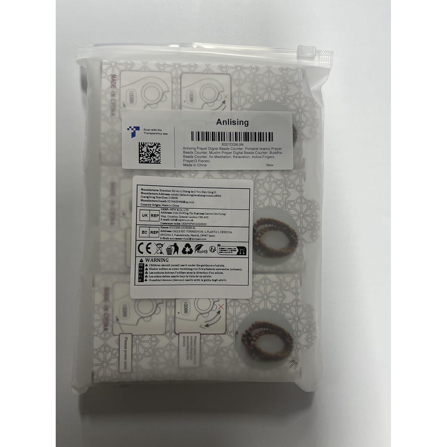 Contador de Cuentas Digital Anlising - 3 Piezas Portátil