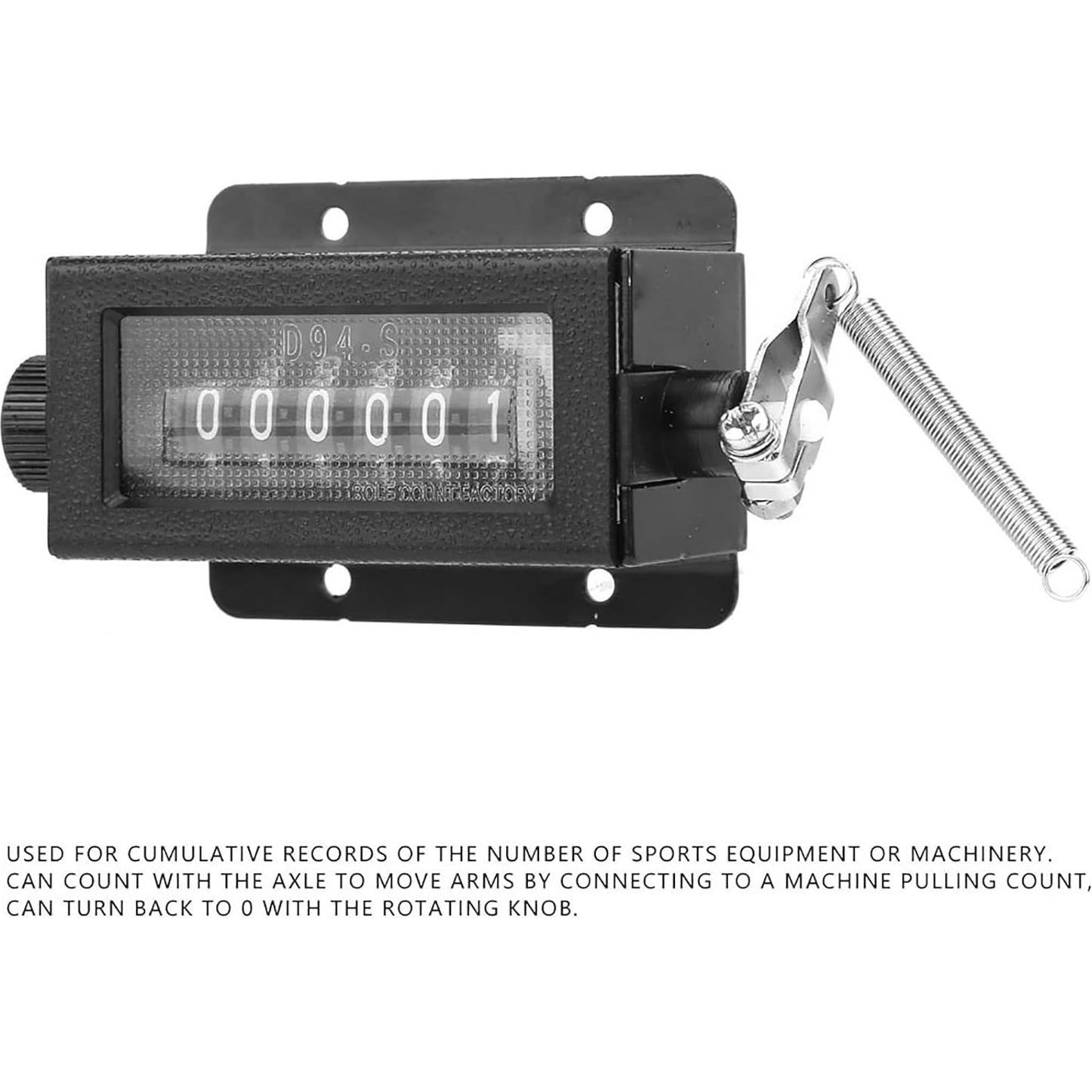 Contador de clics manual Genérico 0-999999 6 dígitos