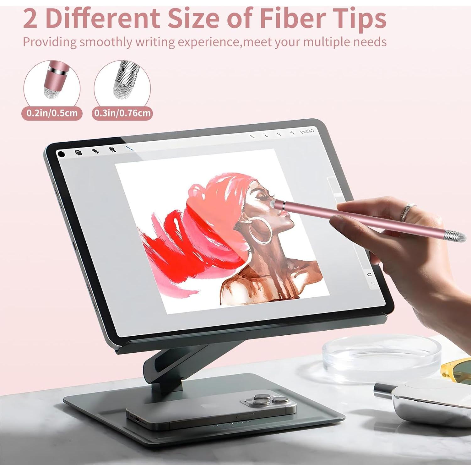 5 Bolígrafos Stylus 2-en-1 YITIAOXIAOYU Alta Precisión