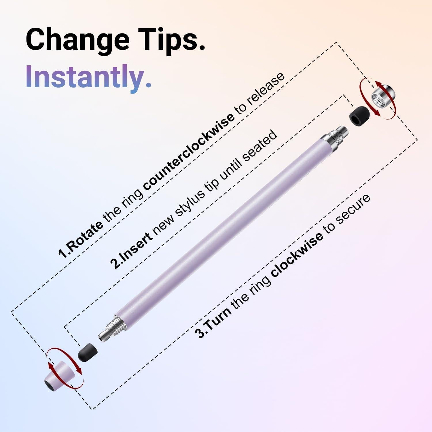 Bolígrafo Estilográfico 2-en-1 LINFANC para Pantallas Táctiles