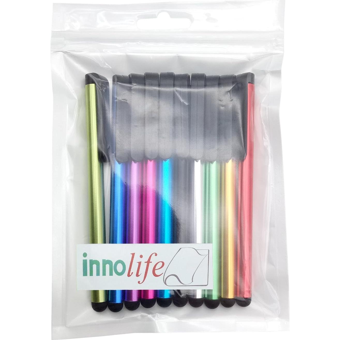 Bolígrafo Stylus de Metal INNOLIFE - Paquete de 10 Colores