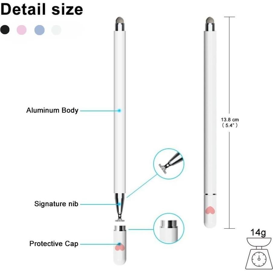 Lápiz Estilográfico LOVE MEI 2 en 1 Alta Precisión para iPad