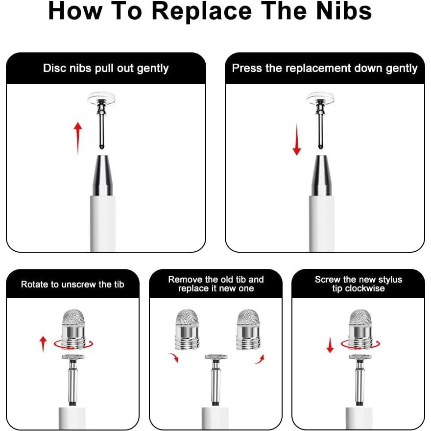 Lápiz Estilográfico LOVE MEI 2 en 1 Alta Precisión para iPad