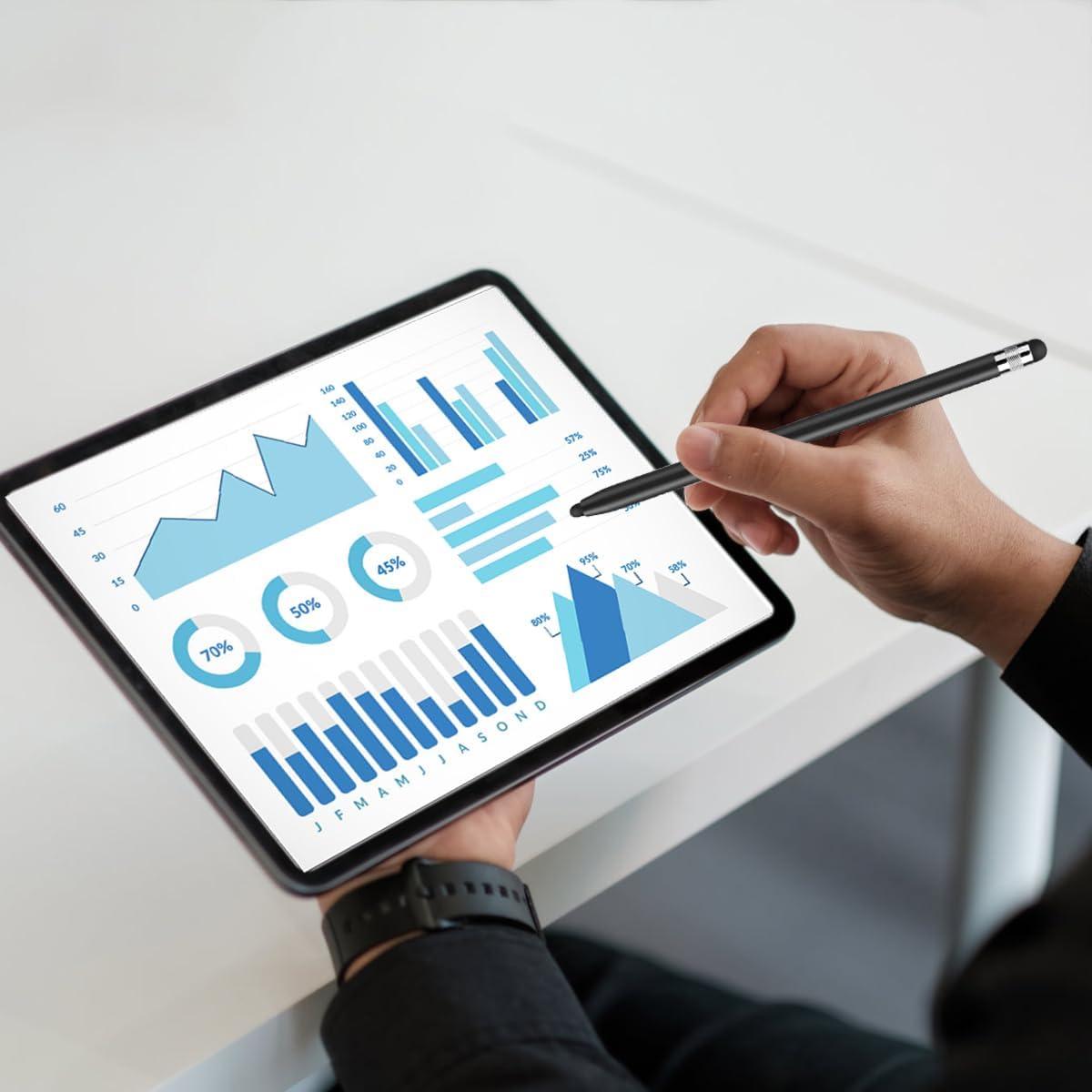 Paquete de 2 bolígrafos stylus IOUALEY para pantallas táctiles