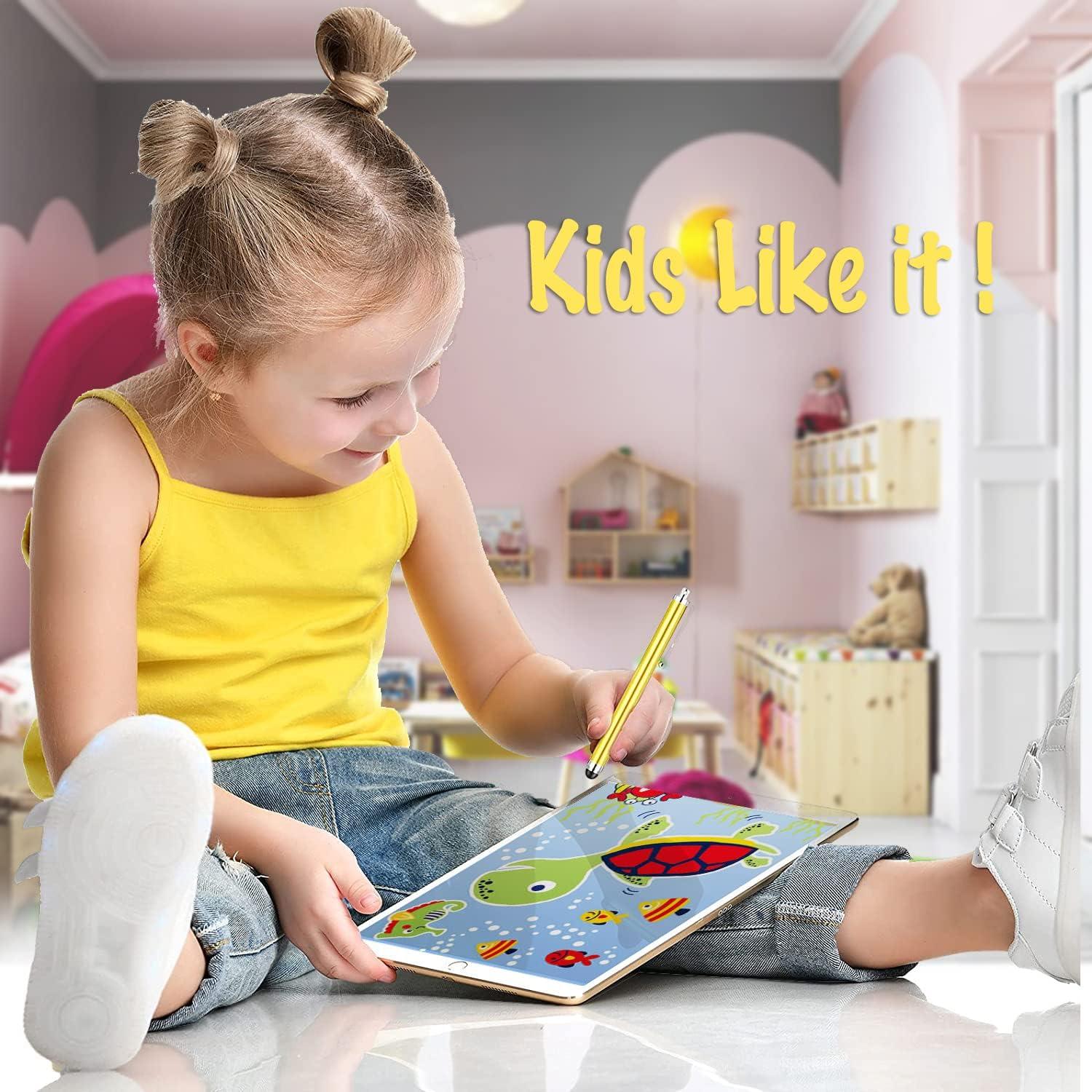 Bolígrafo Stylus IC ICLOVER 10PCS Metal para Pantallas Táctiles