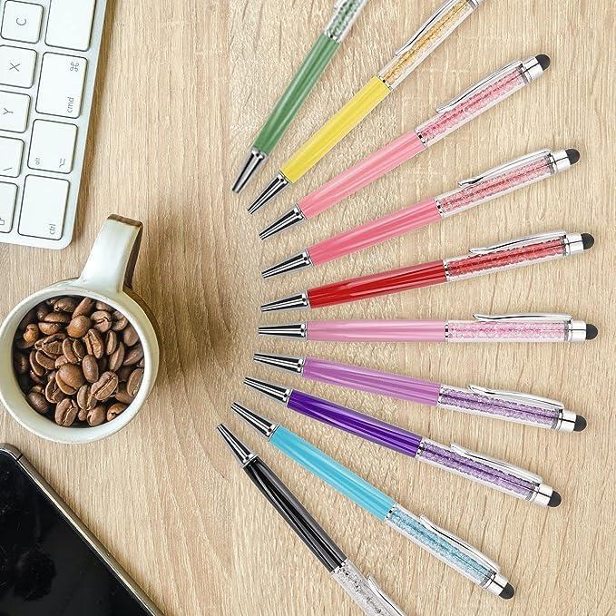 Bolígrafos Stylus YOUMI Rosa con Punta Táctil y Recargas 3Pcs