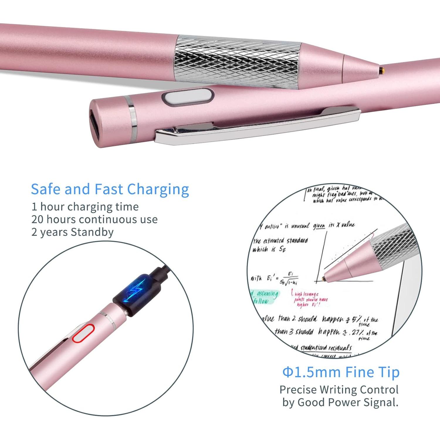 Lápiz Digital Activo Minilabo Rosa para HP Spectre X360 1.5mm