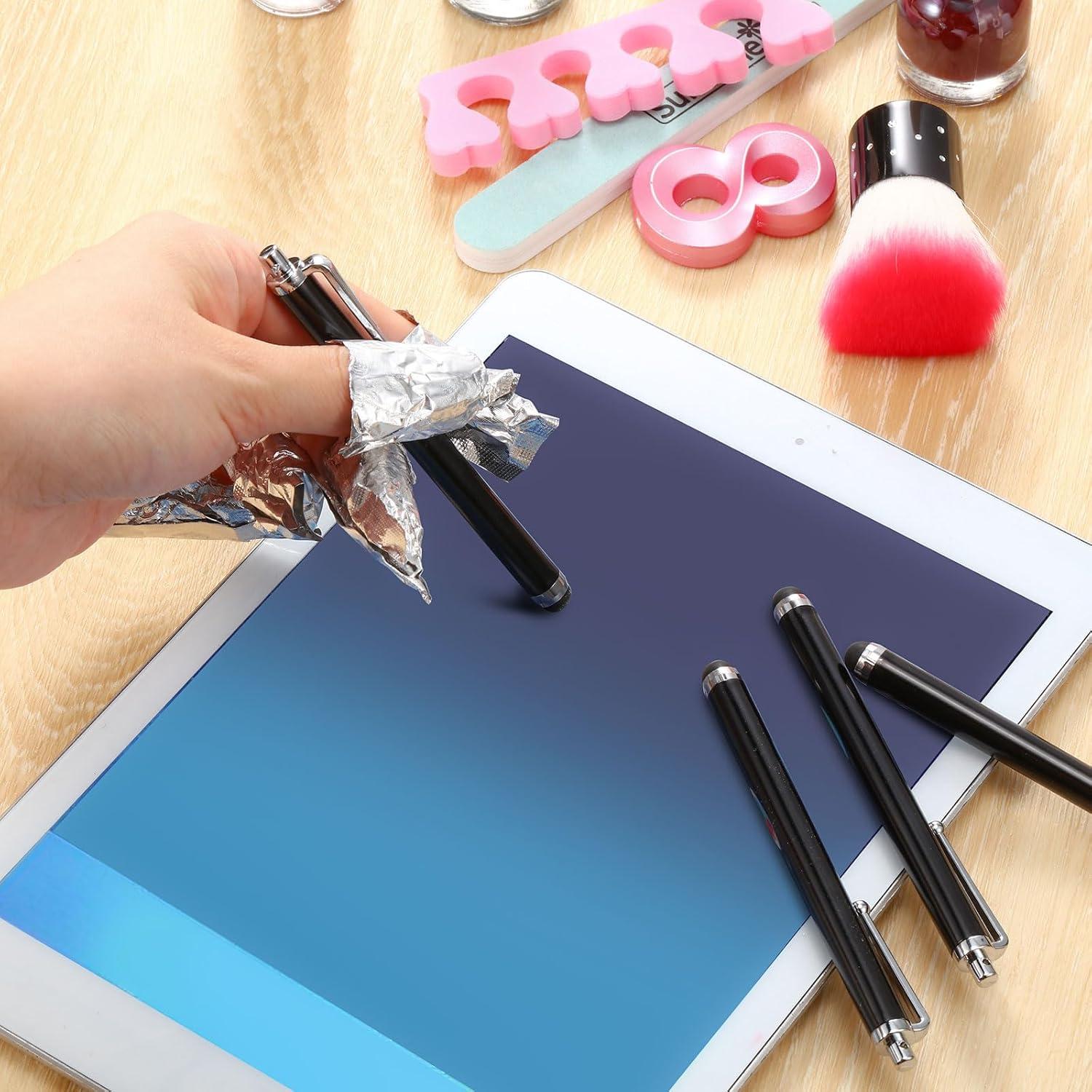 Conjunto de 100 Plumas Stylus Capacitiva Outus Negro 11x0.9cm