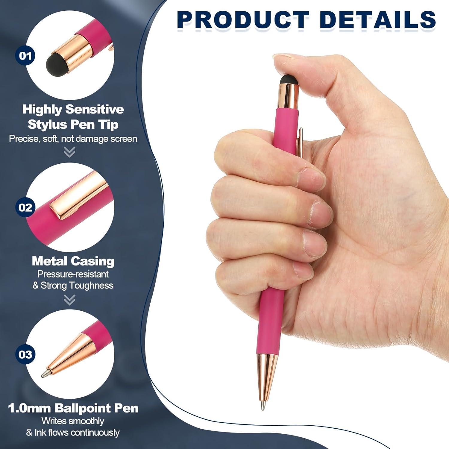 Bolígrafo Estilógrafo PATIKIL 3 Pcs Metal Tinta Negra 1mm