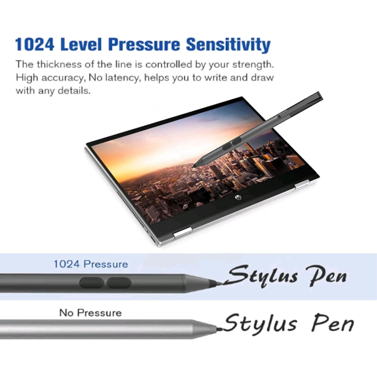 Lápiz óptico HP SPEN con 1024 niveles de presión y 2500h batería