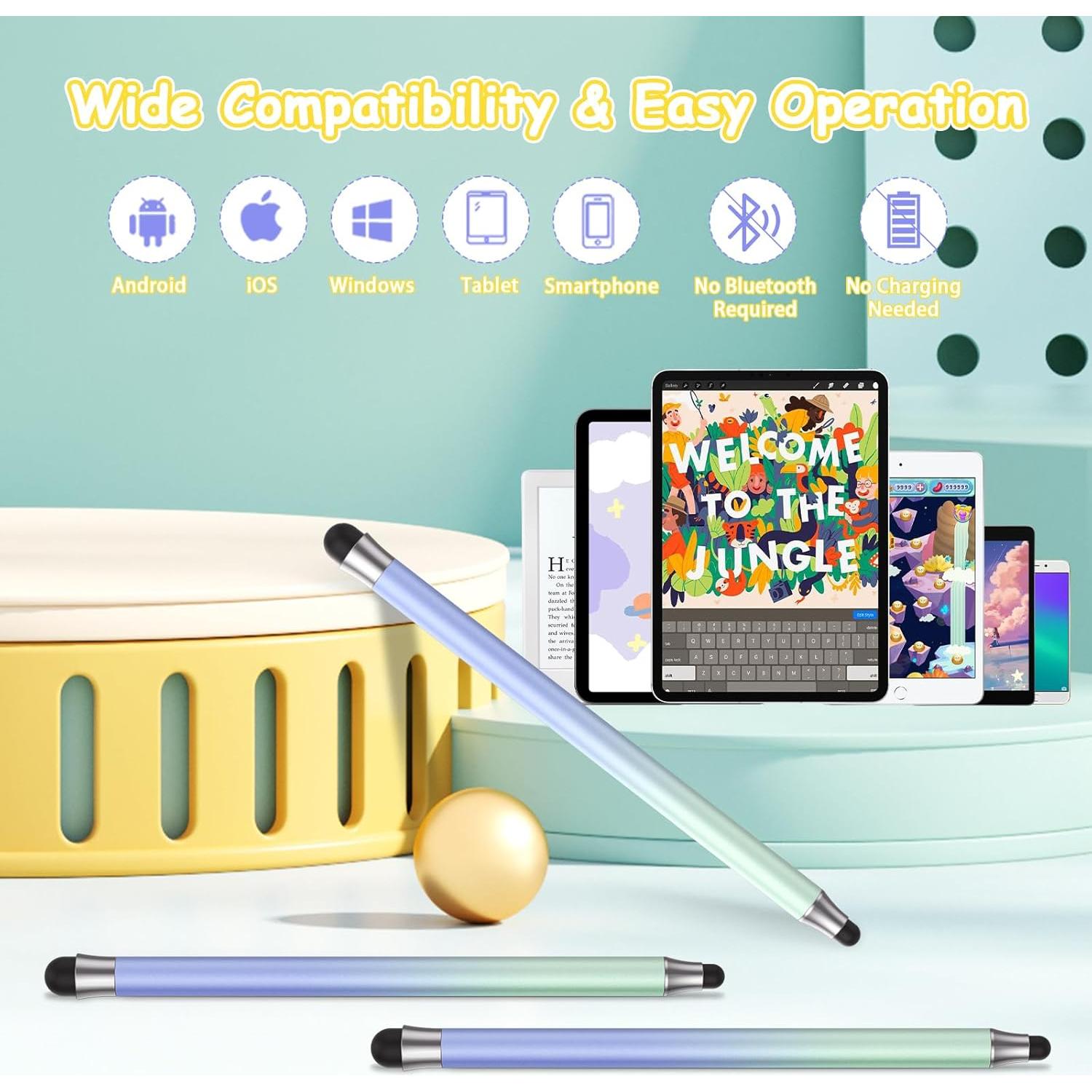 Bolígrafos Stylus 2 en 1 Maylofi 3pcs Azul Claro Degradado