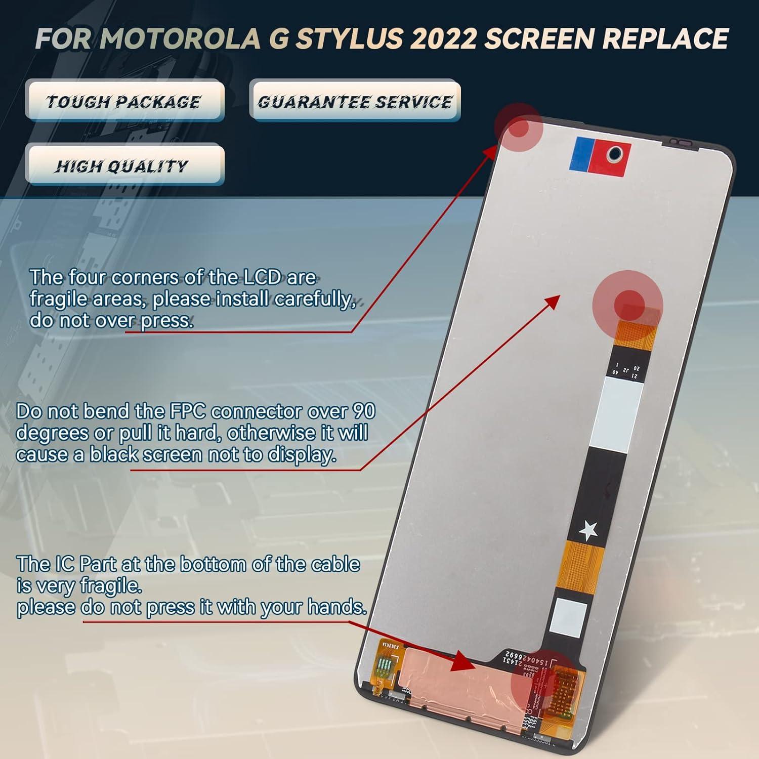 Reemplazo Pantalla LCD Motorola Moto G Stylus 2022 XT2211