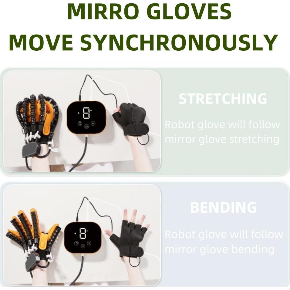 Guante Robótico de Rehabilitación GENDOING Mano Derecha Ajustable