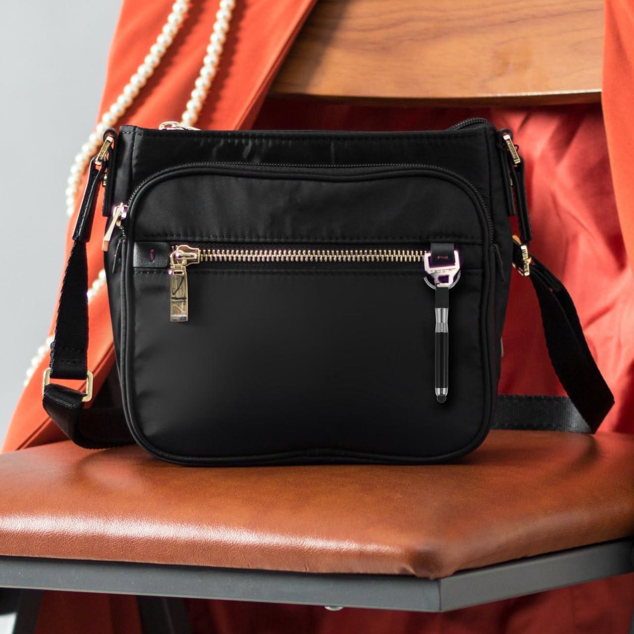 Bolígrafo Stylus Mikikit con Llavero - 12 Unidades, 10cm