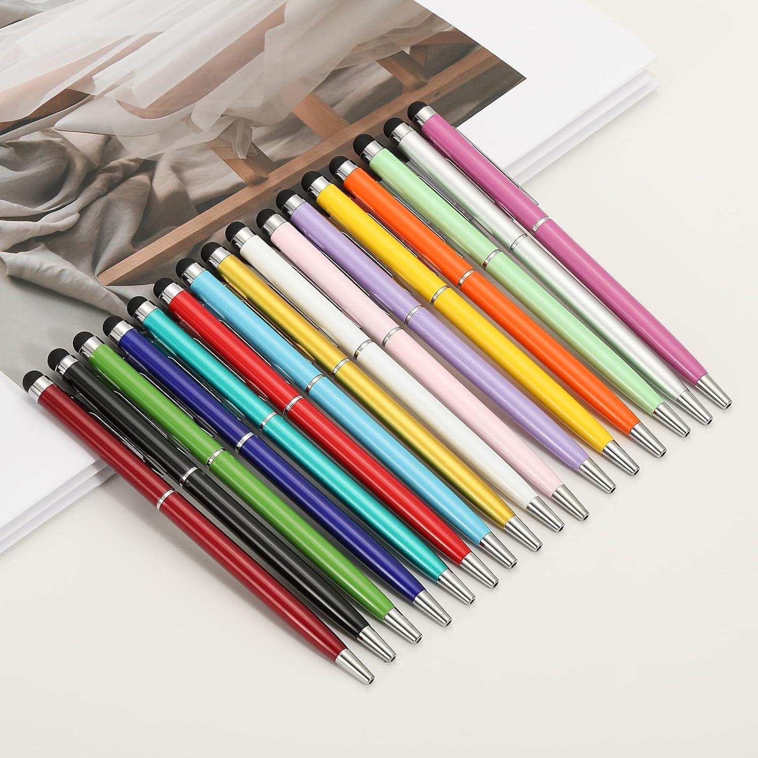 Bolígrafo Estilógrafo 2 en 1 PATIKIL 8 Pcs Tinta Negra 1mm