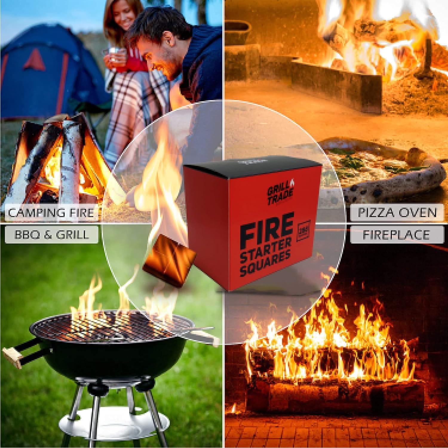 Encendedores de Fuego Grill Trade - 288 Piezas para Parrilla y Chimenea