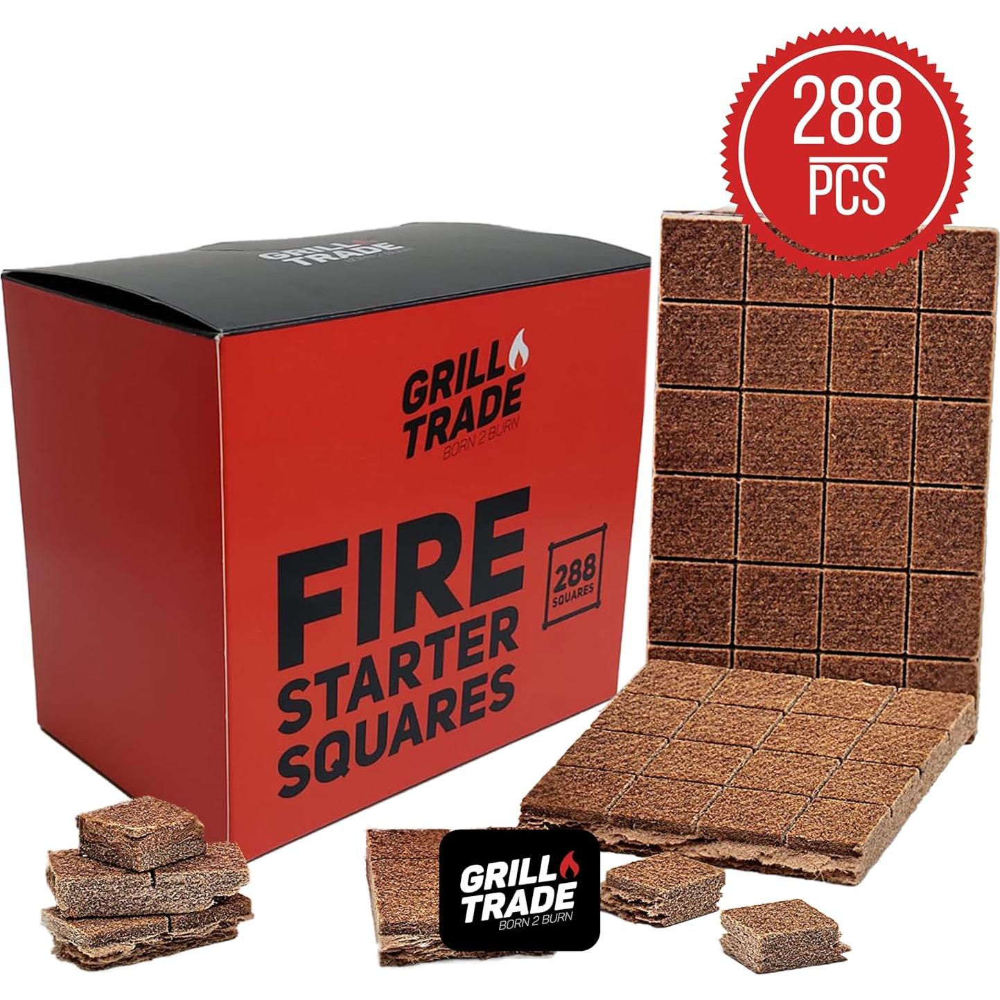 Encendedores de Fuego Grill Trade - 288 Piezas para Parrilla y Chimenea