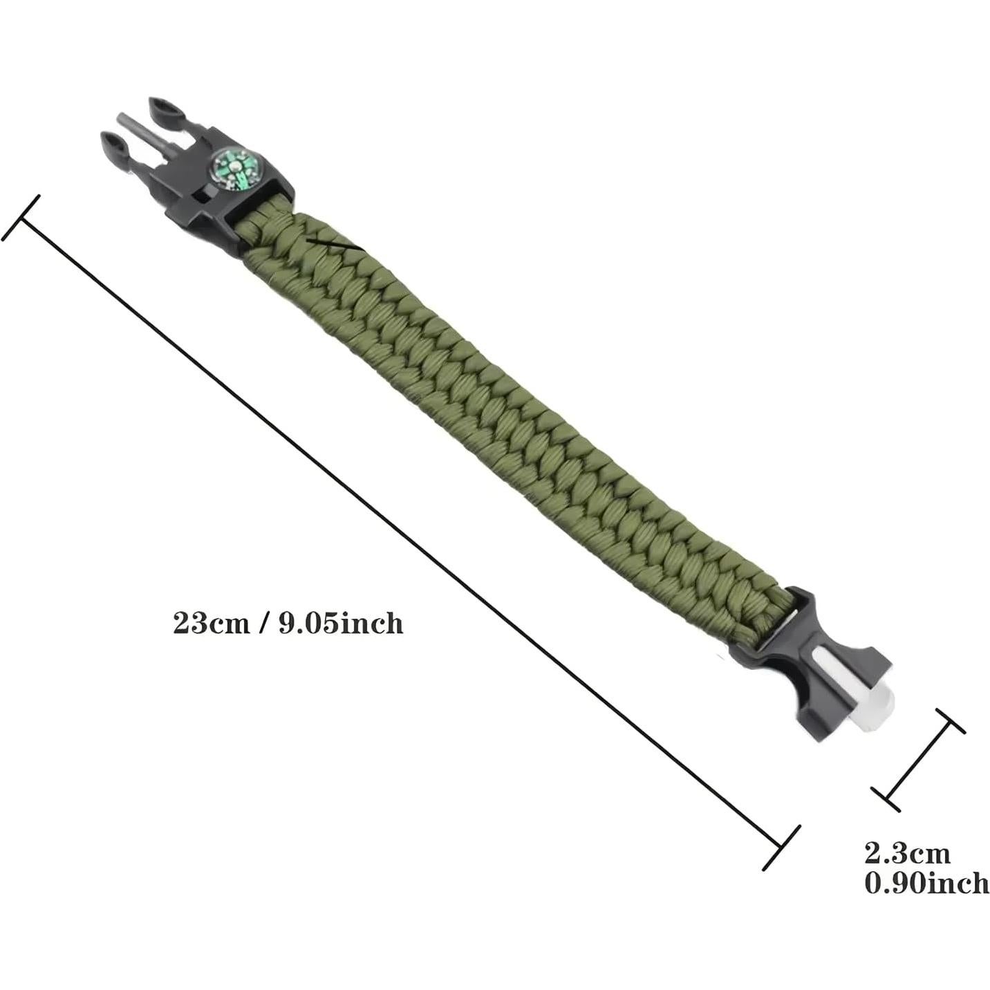 Kit de Inicio de Fuego eGreen 6 Bolsas de Magnesio + Paracord