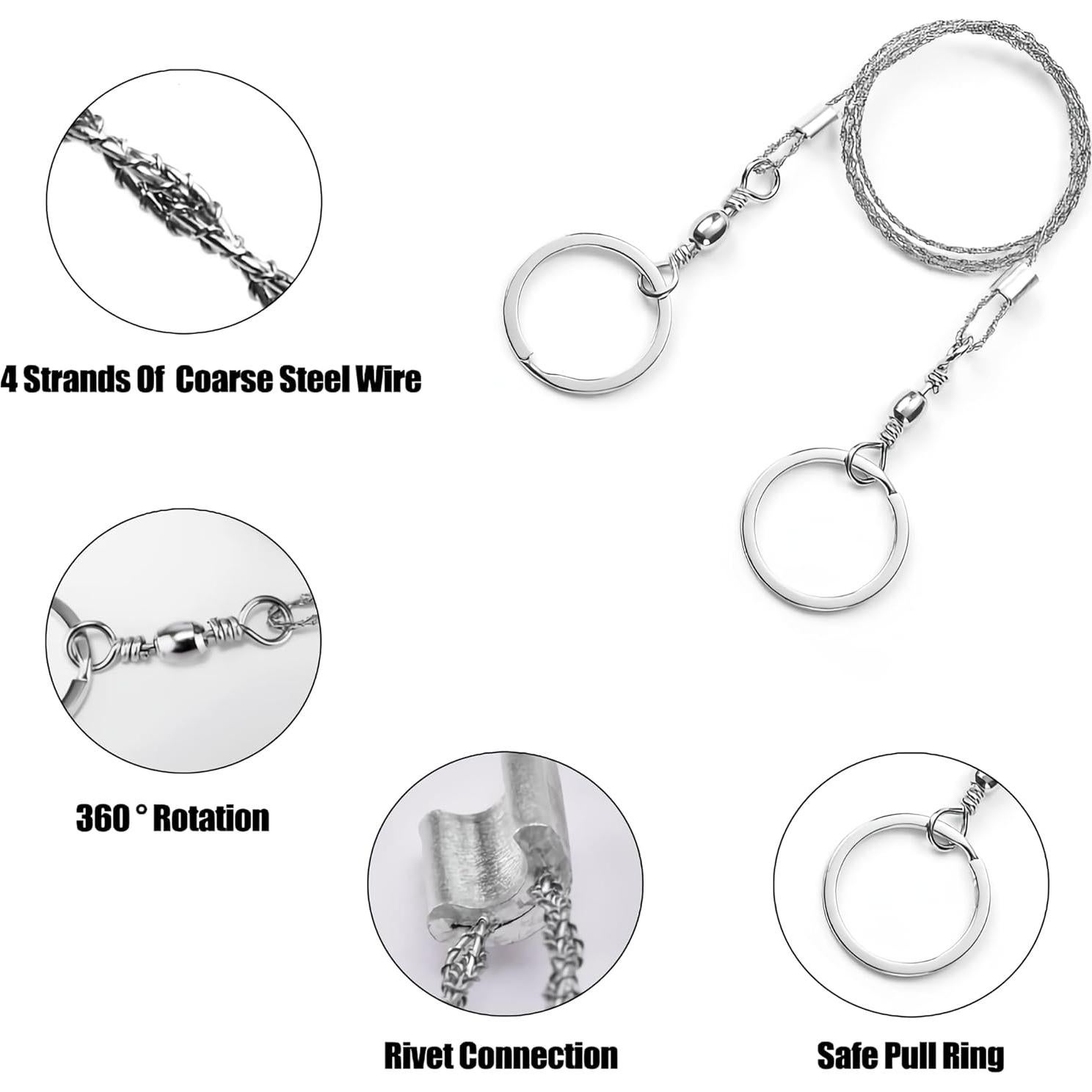 Kit de Inicio de Fuego eGreen 6 Bolsas de Magnesio + Paracord