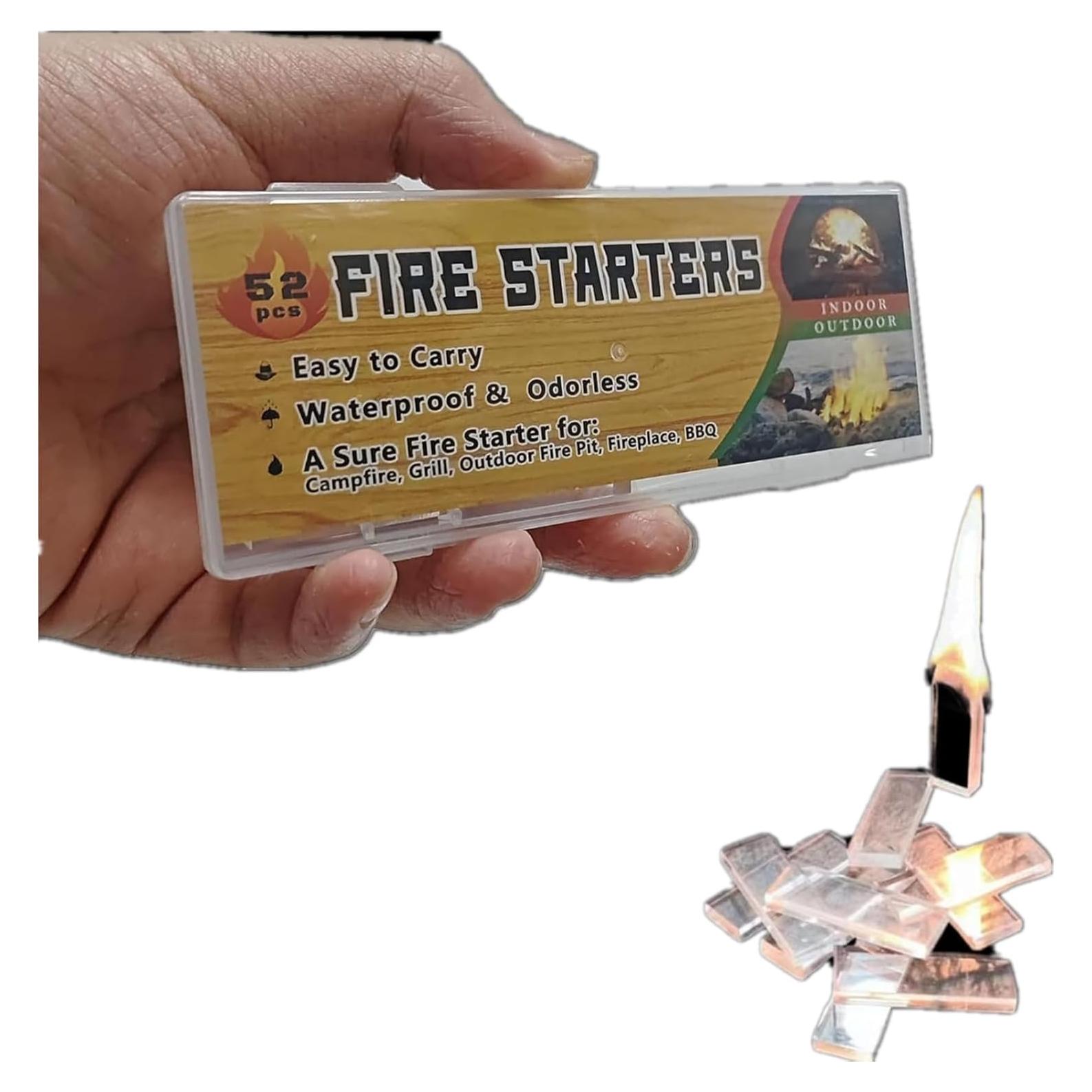 Encendedores de fuego impermeables ETXYOC 52pcs 3cm