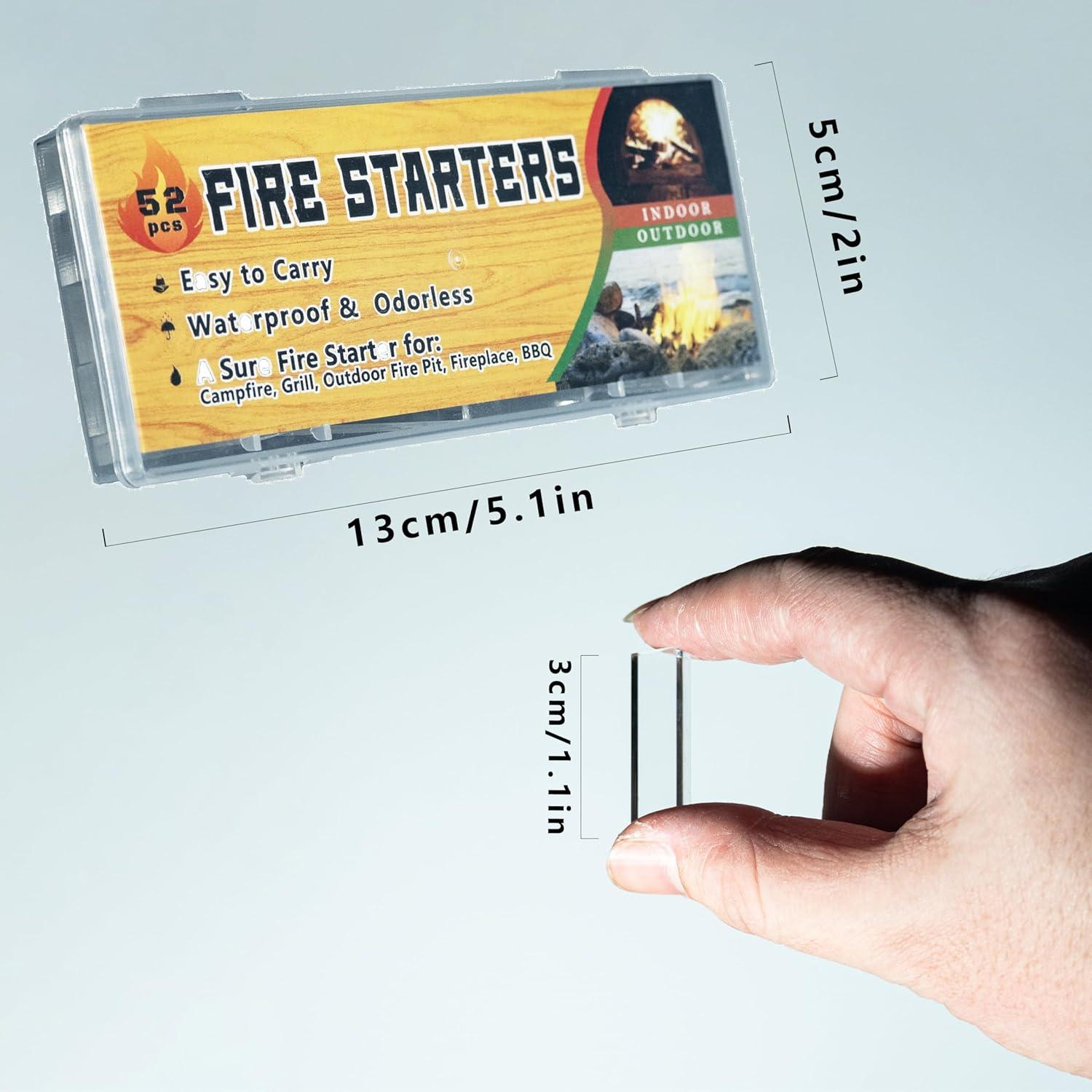 Encendedores de fuego impermeables ETXYOC 52pcs 3cm