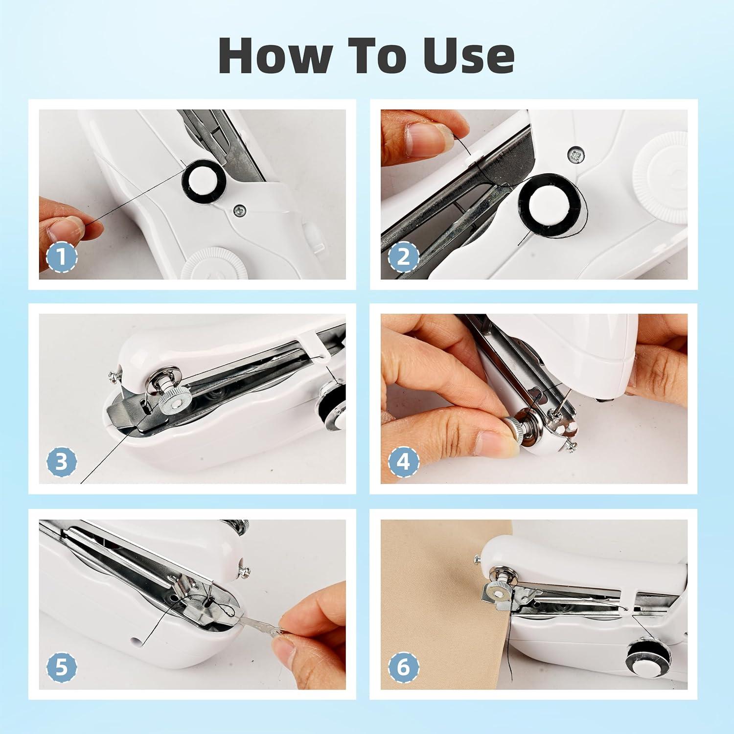 Máquina de Coser de Mano Mini Portátil JCKJHUMIN 340g