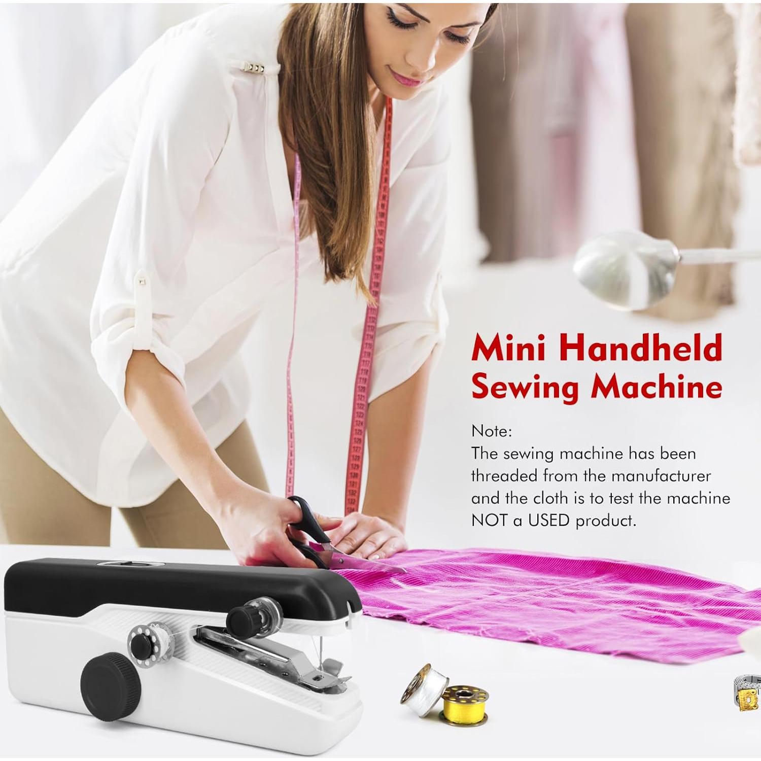 Máquina de Coser de Mano Xamanabu Mini Eléctrica Portátil