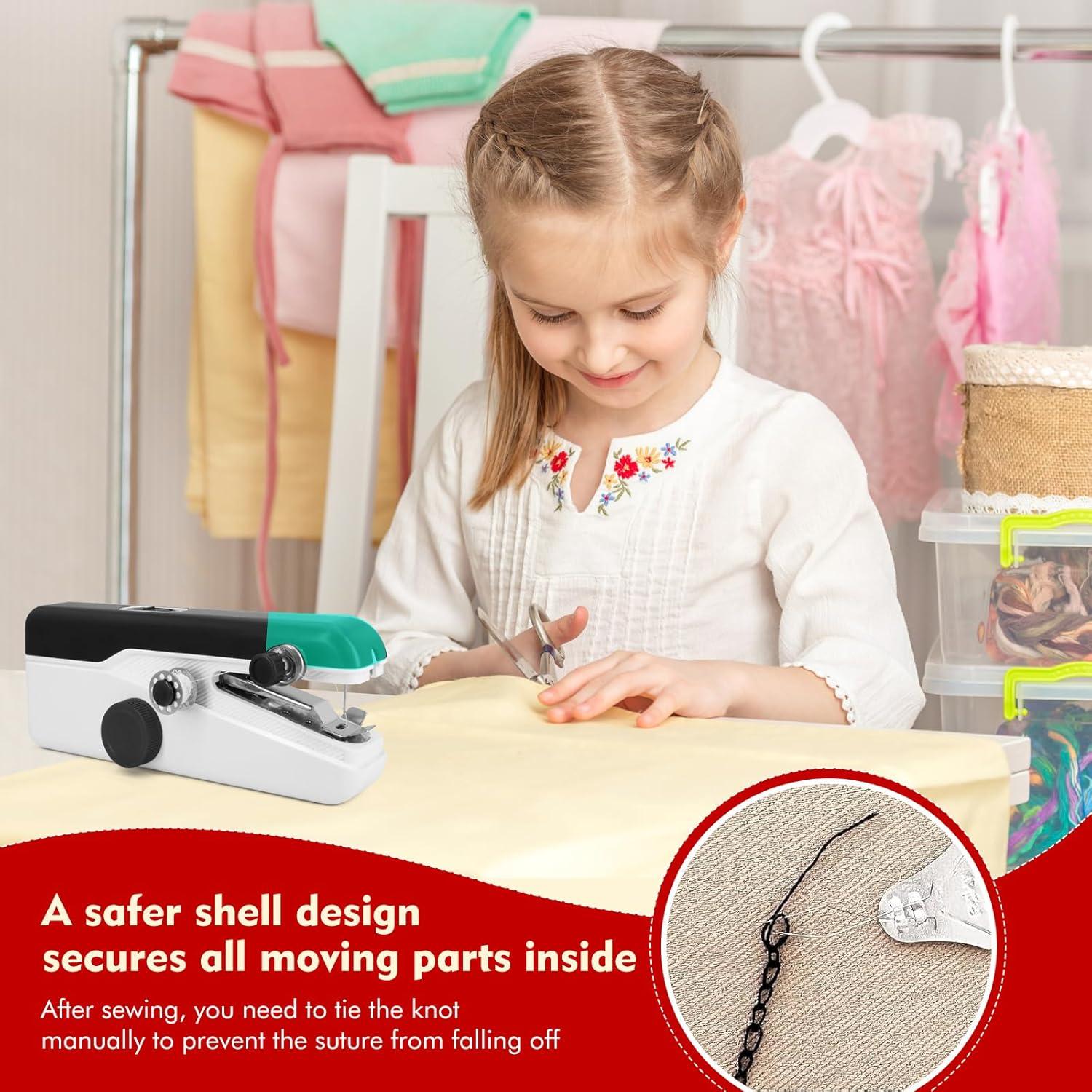 Máquina de Coser de Mano Xamanabu Mini Eléctrica Portátil