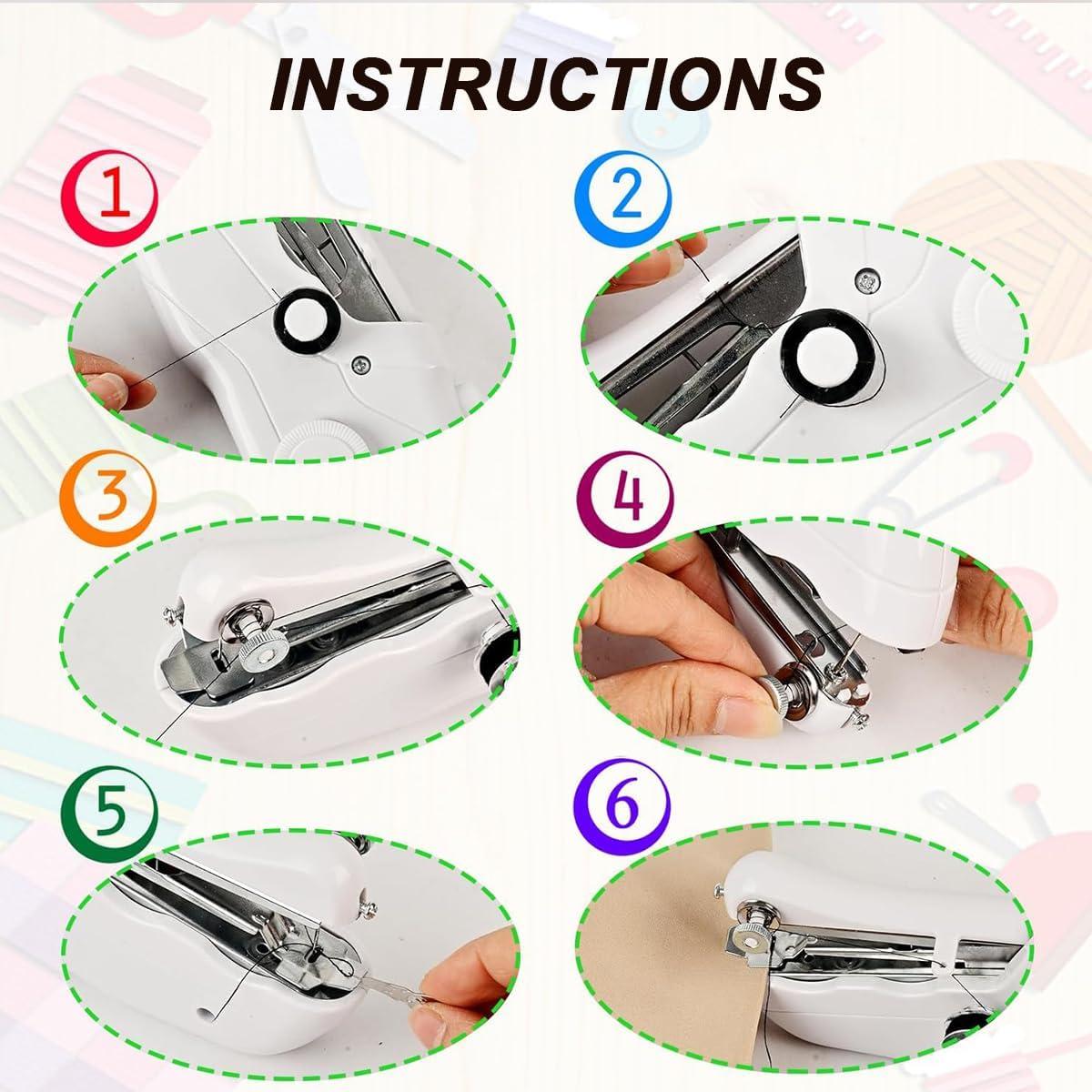 Máquina de Coser Portátil de Mano FRJ-001 para Principiantes